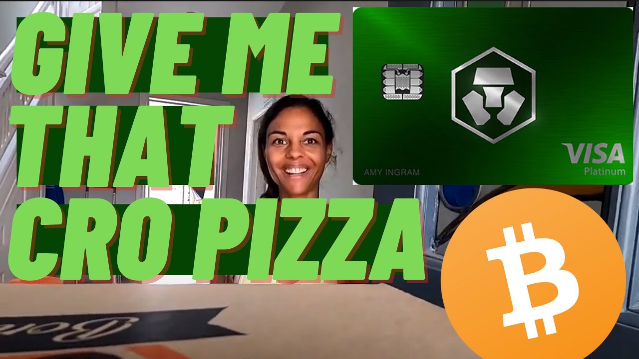 Buying Her Pizza With The Crypto.com Jade Green Debit Card! HUGE CRO BACK On My Laptop Screen Repair
