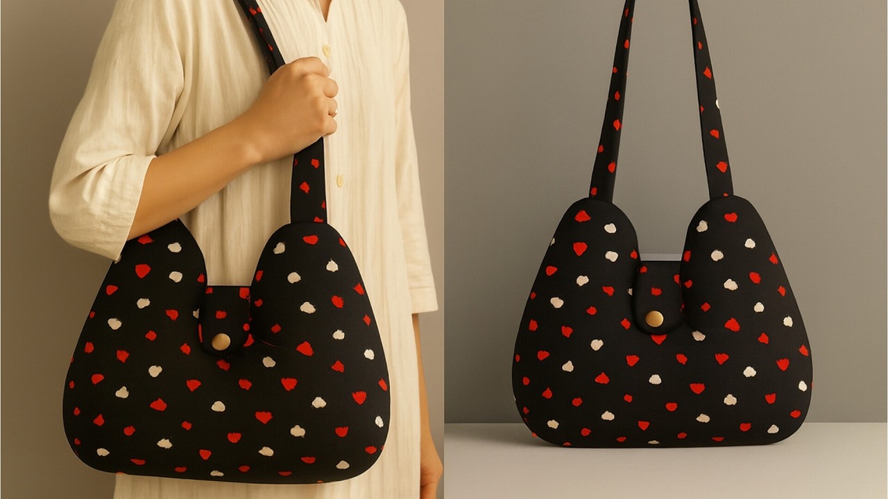 &ldquo;WOW Heart‑Touching Idea | DIY Handbag Cutting and Stitching | Bag Making with Cloth