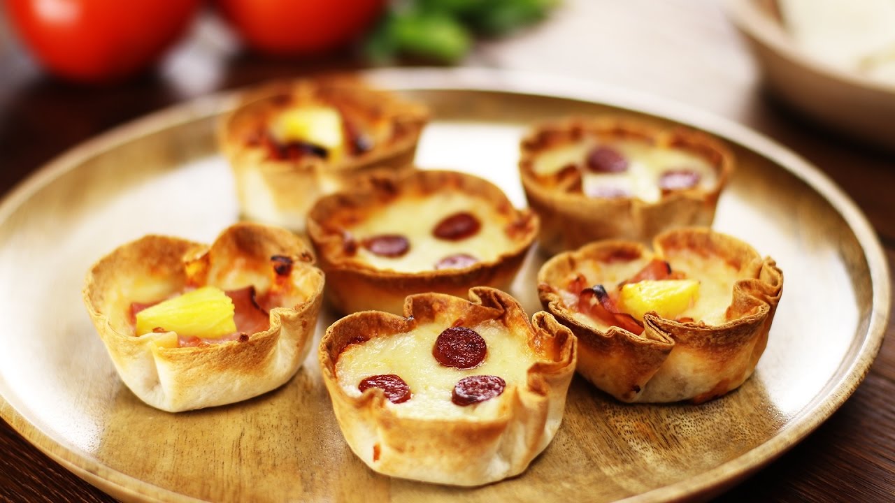 Deze Gevulde Pizzacupjes hebben een Mexicaans tintje