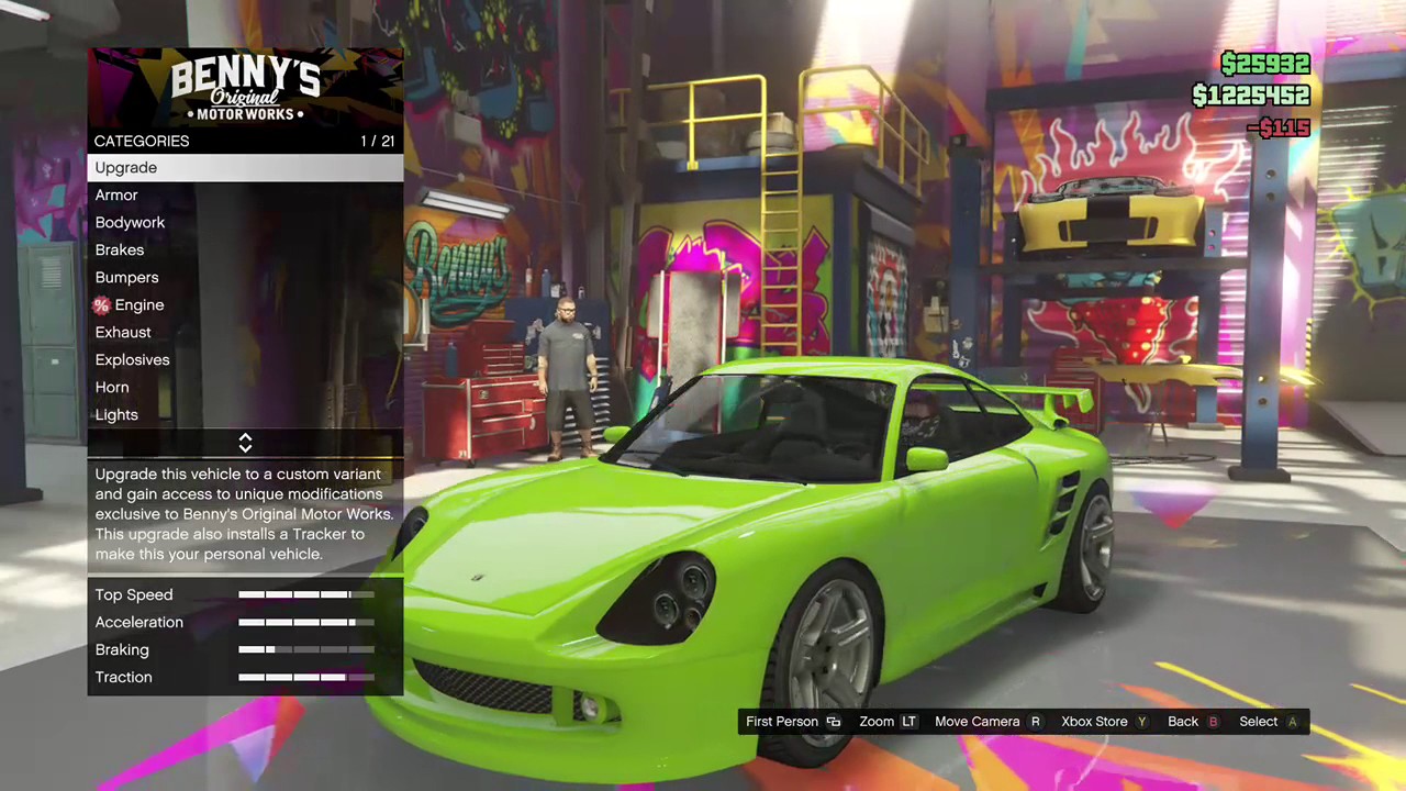 GTA 5 Upgrading Pfister Comet At Benny's