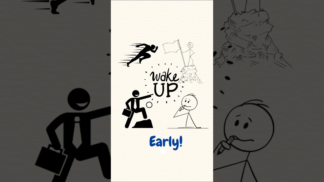 If you Could Wake up Early #discipline #motivation #earlymorning #selfimprovement #animation