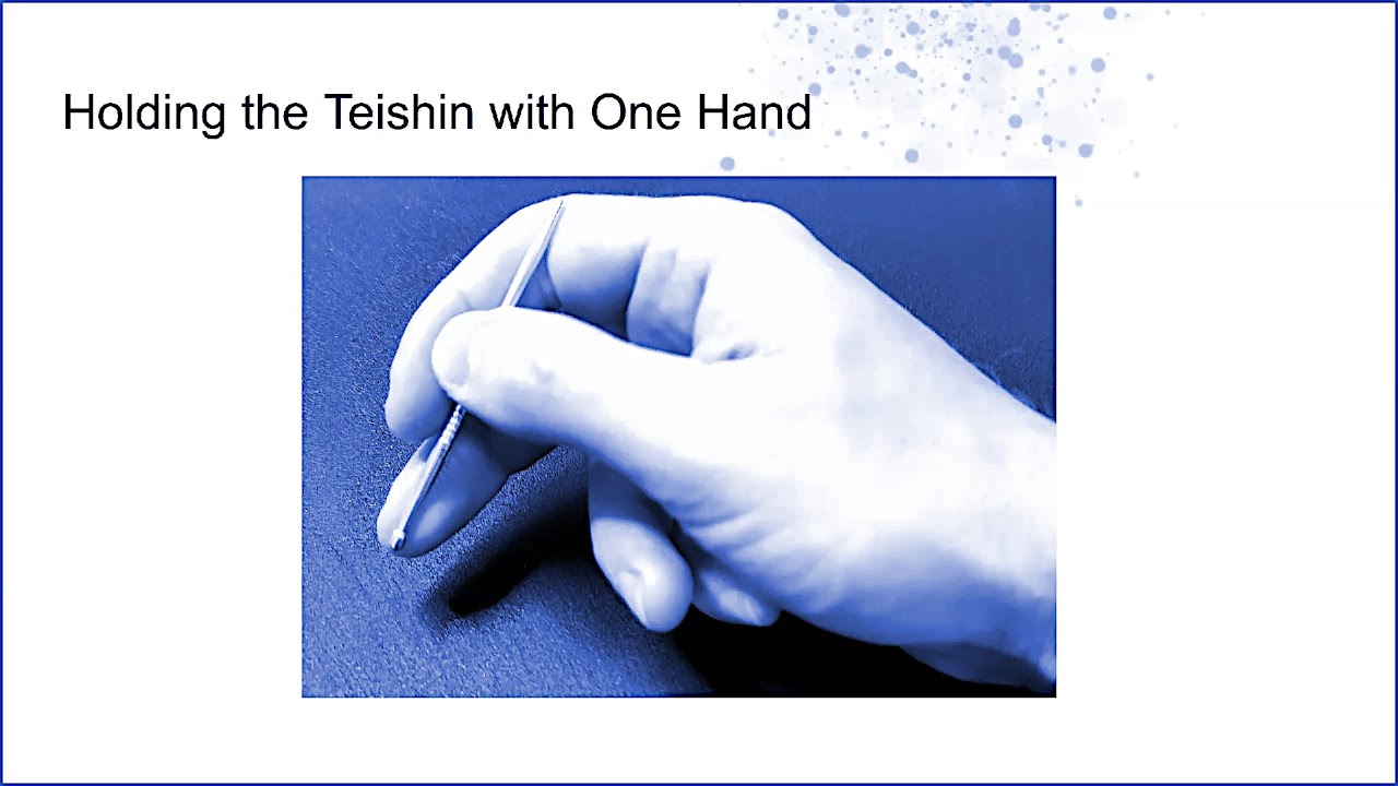 How to Hold a Teishin: The Importance of the Pericardium (Understanding the Teishin: Clip 2)