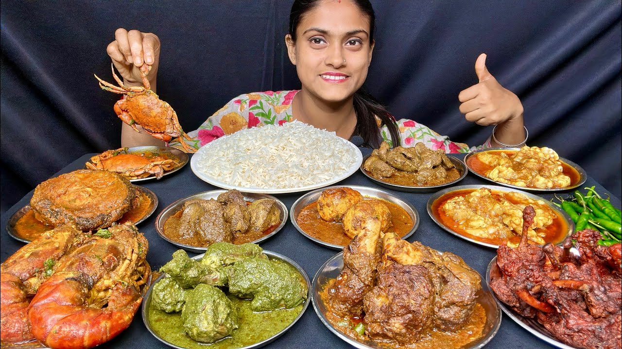 Mutton Curry Hariyali Chicken Curry Chicken Lollipop Prawn Curry Mutton Fat Curry Crab Curry Eating