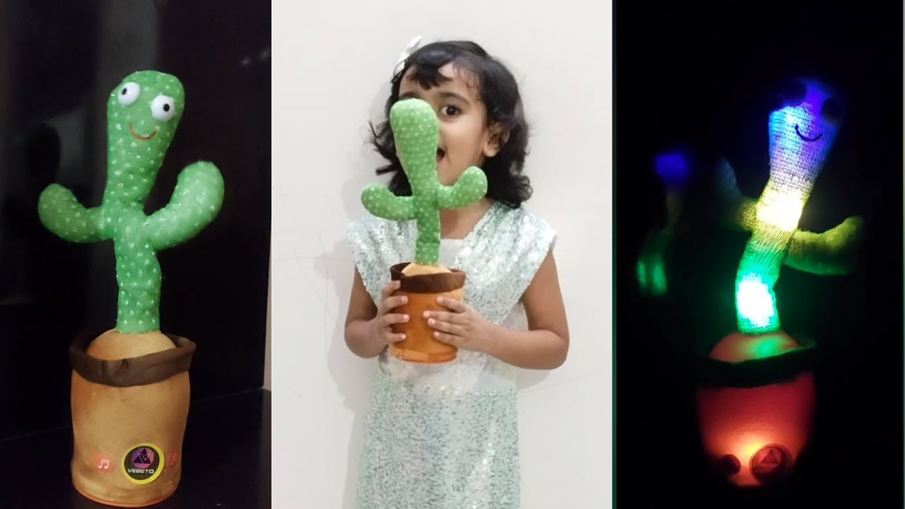 Dancing Cactus Toy Demo and Review | Dancing Cactus Toy USB Charging | Dancing Cactus Toy Amazon