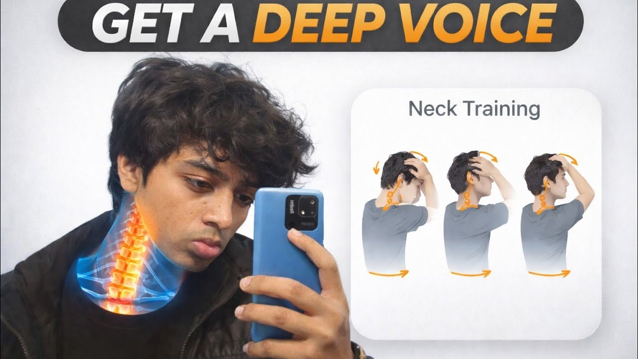 How to get a Deep Voice (neck training methods)