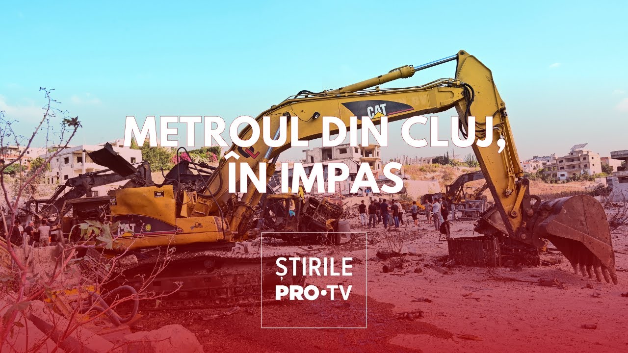 Metroul din Cluj, în impas: săpăturile au scos la iveală o formațiune de rocă dură