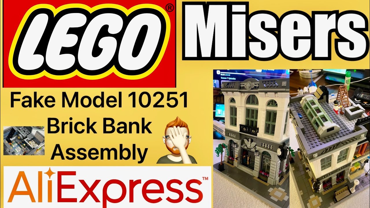 Lego Misers, AliExpress Model 10251 Brick Bank Assembly, How Does It Compare?