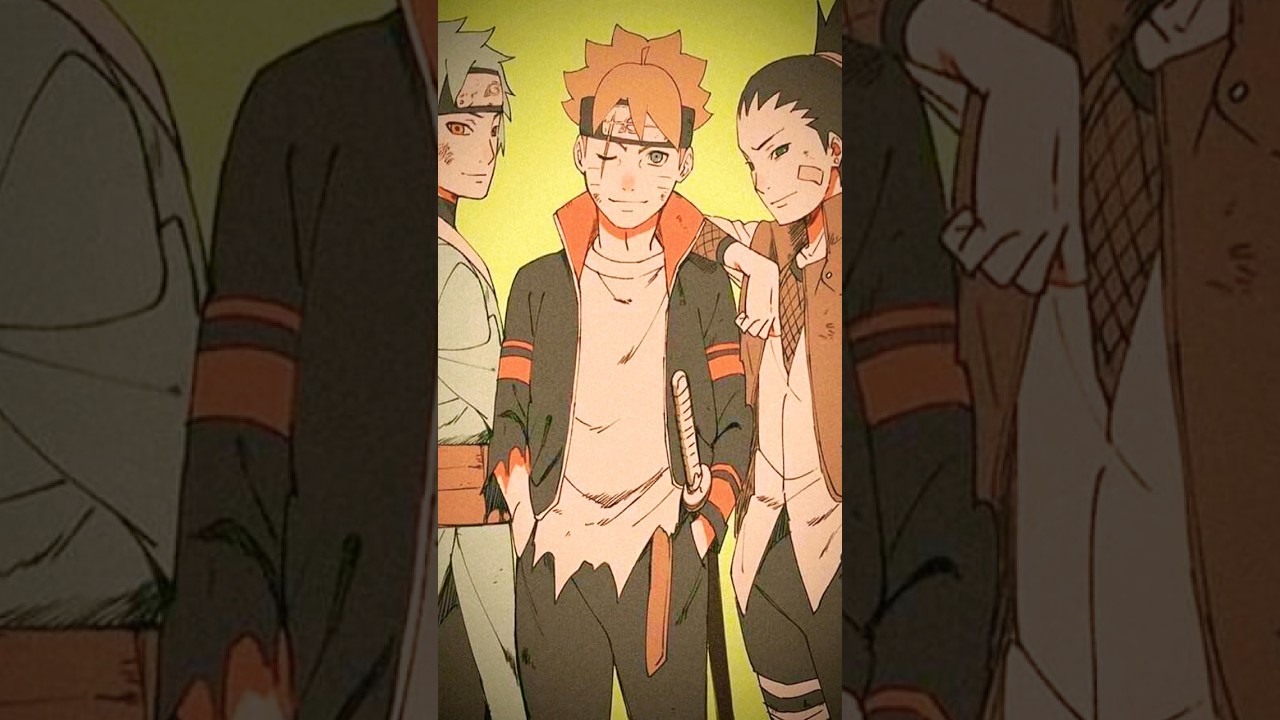 Boruto, Mitsuki and Shikadai