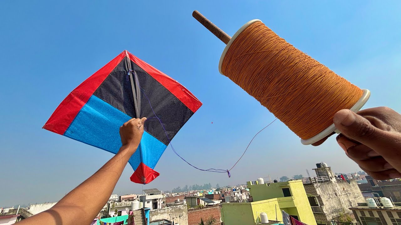 Новый *PANDA 12 CORD* Manjha Testing & Kite Fighting | резка воздушных змеев | летающий змей