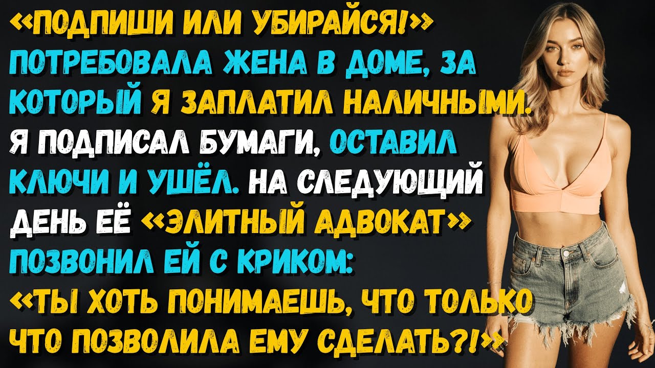 Жена думала, что победила. Но звонок адвоката с криком разрушил её уверенность.