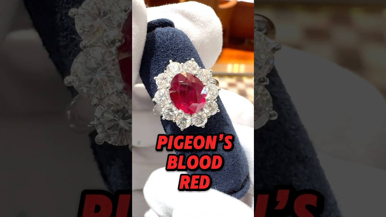 🔴 Ever heard of &lsquo;pigeon&rsquo;s blood red&rsquo; Ruby? #ruby #rubyjewelry