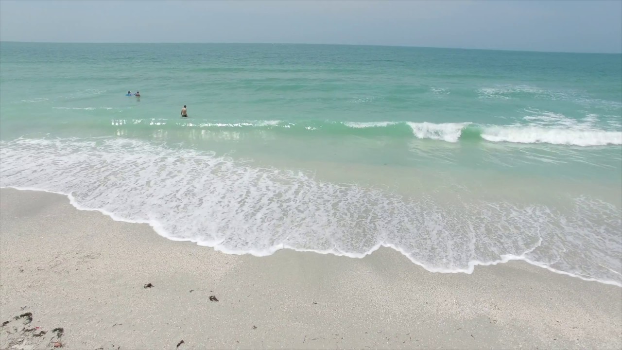 DJI phantom drone 4K. Best Florida beach. Treasure island.