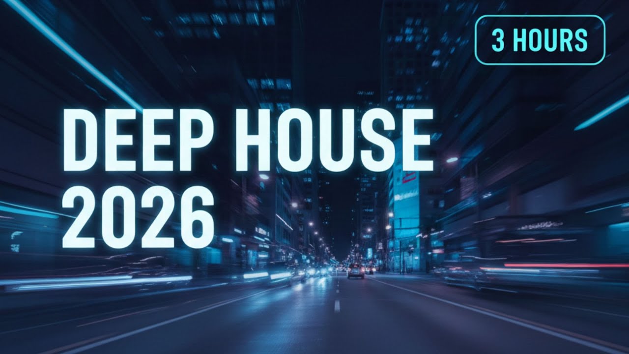 Deep House 2026 🌌 3-Hour Night Drive Mix | Smooth & Hypnotic