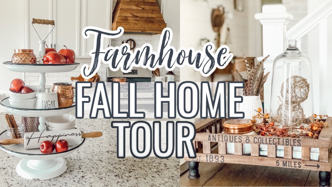 FALL HOME TOUR 2020 | FARMHOUSE FALL HOME DECOR | EARLY FALL DECORATING | FALL DECORATE WITH ME