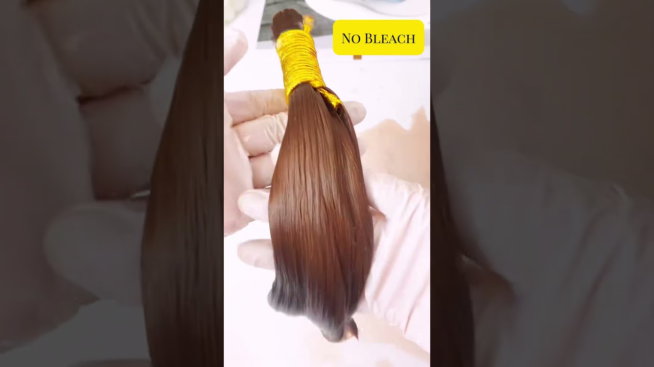 Chestnut Brown Hair Dye Shampoo Without Bleach #nobleach #haircolor #brown