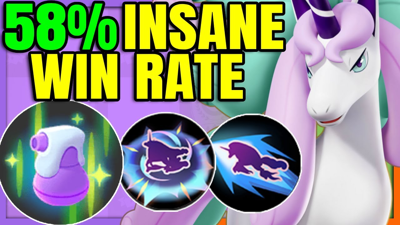 This POTION RAPIDASH BUILD has a 58% WIN RATE?! | Pokemon Unite