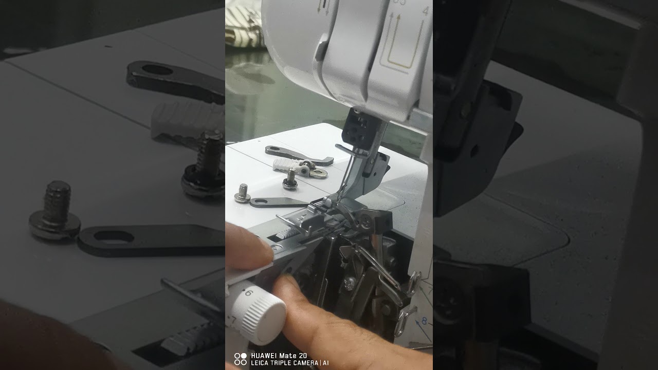 Cara bagaimana menukar pisau Brother 2104D dengan betul..