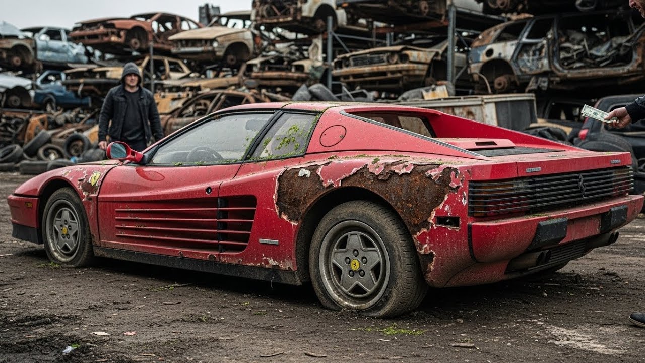 Abandoned Ferrari From Junkyard to Legend | Cinematic ASMR Restoration