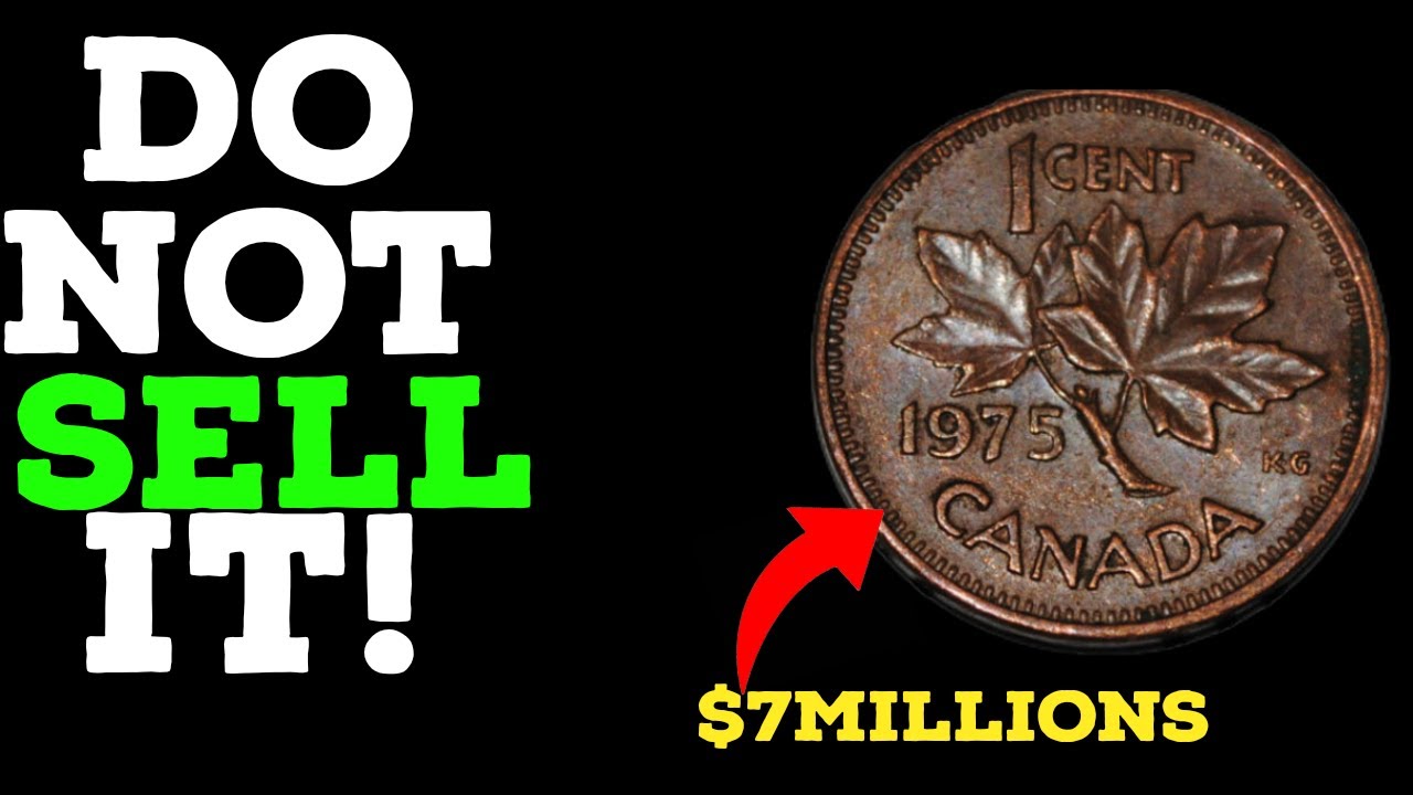 Top 1 Ultra Rare And Valuable 1975 Canadian 1 Cent Coin Worth Thousands of Dollars