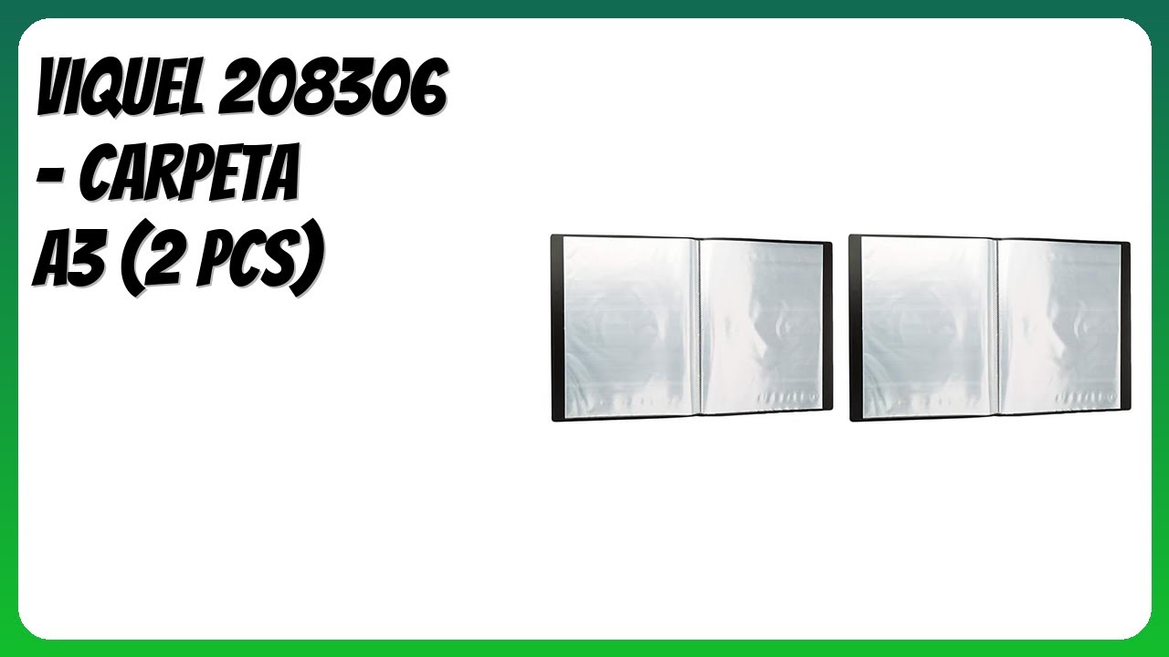 RESE&Ntilde;A (2026) : Viquel 208306 - Carpeta A3 (2 pcs). DETALLES