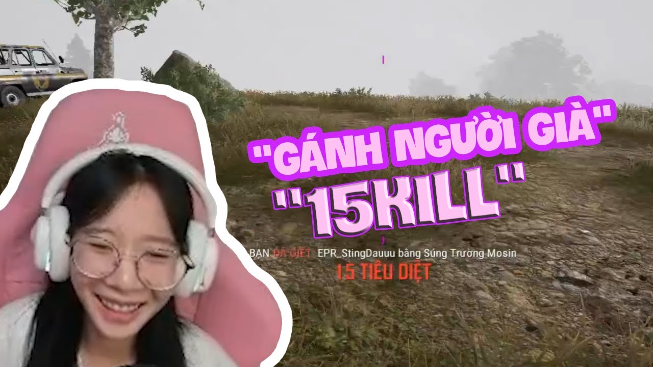( PUBG ) CÙNG HANAKOISHI GÁNH NGƯỜI GIÀ VỚI 15 KILL