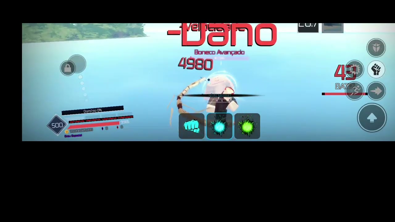 Parte final testando todas as espanções de domínio de jujutsu ifinite 