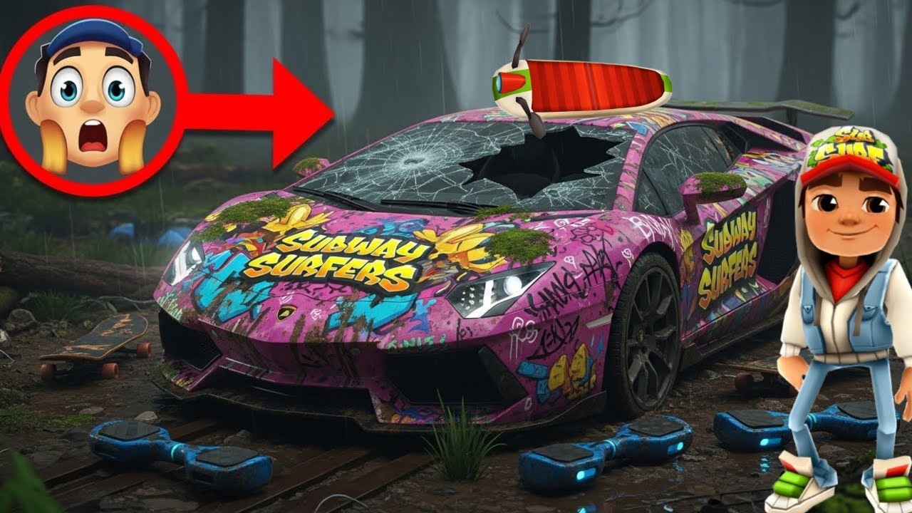 Jake’s Abandoned Lamborghini FULL Restoration | From Forgotten to Legendary (Subway Surfers)🚗