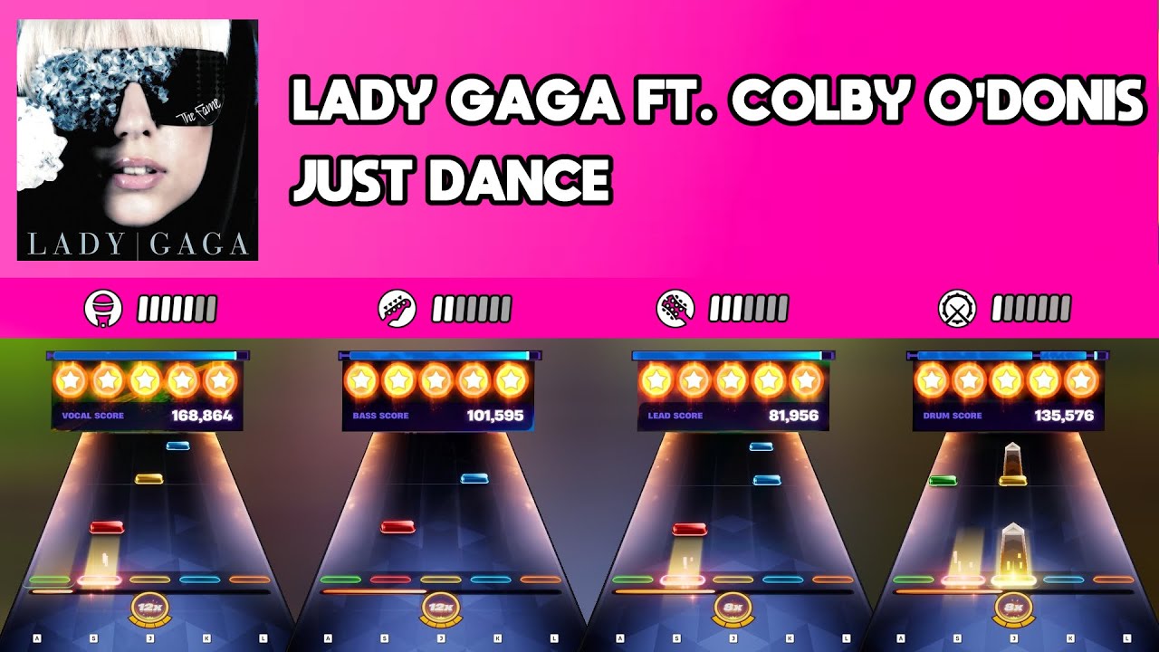 [Fortnite Festival] Lady Gaga ft. Colby O'Donis - Just Dance || All Instruments Expert 100%