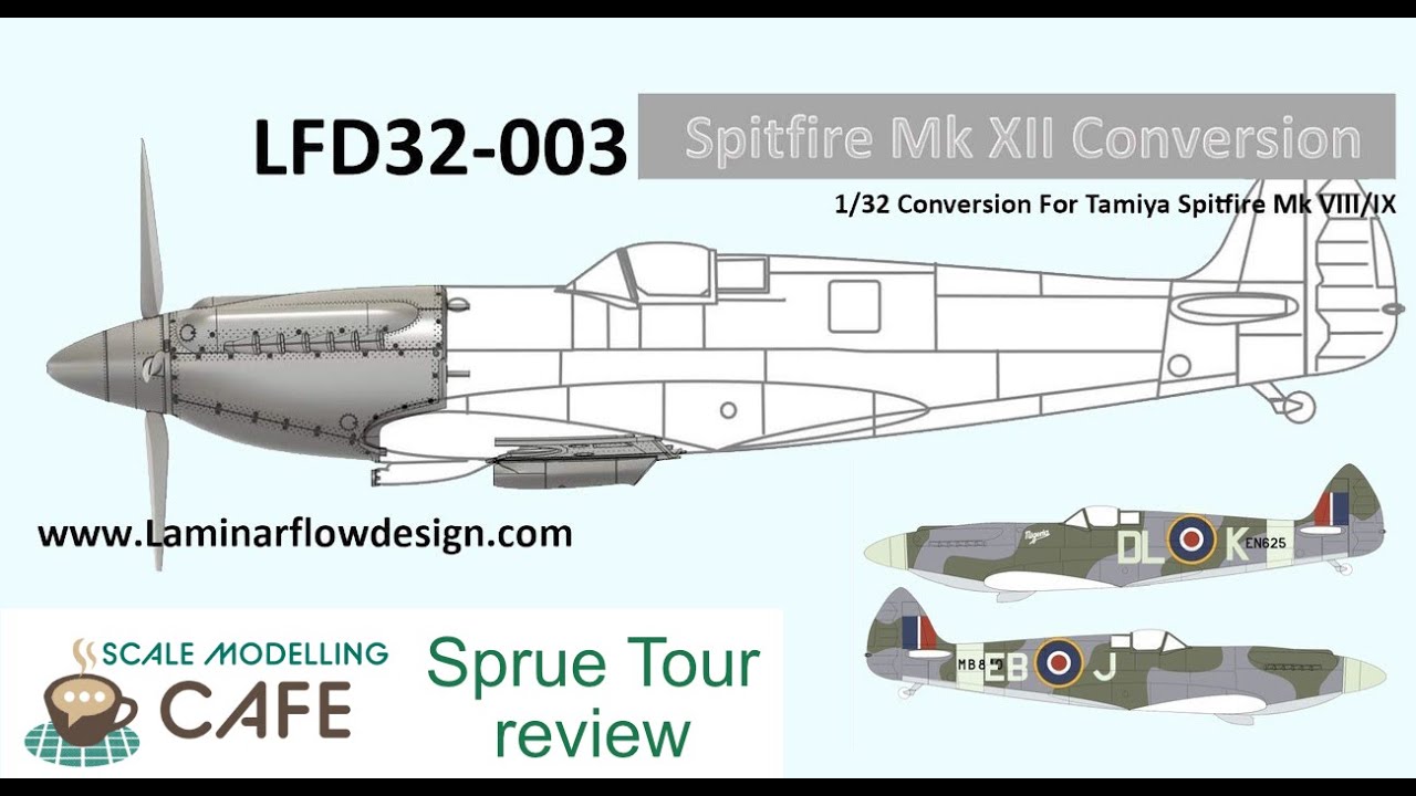 Review:  Laminar Flow Design Spitfire Mk XII conversion 1:32