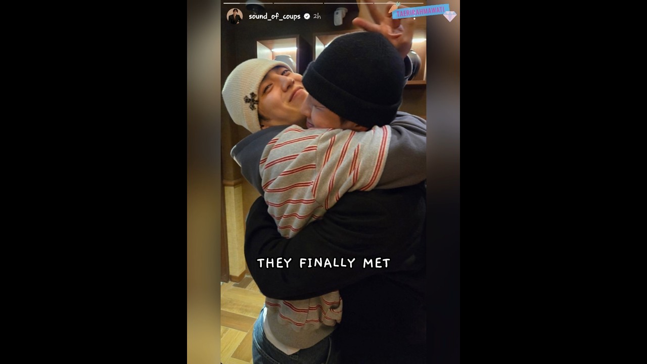 s.coups and yoon finally met 😭❤️ #seventeen #scoups #winner #kangseungyoon #yoon