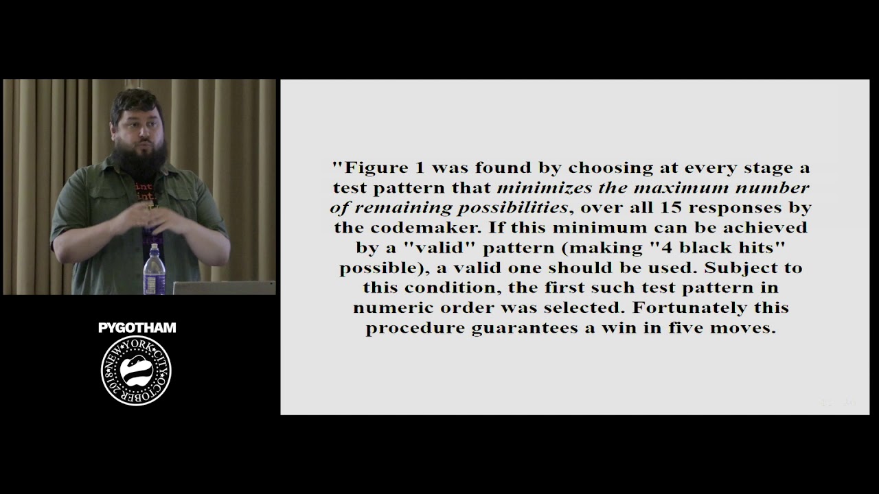 Beating Mastermind   Winning Games, Translating Math to Code, and Learning from Donald Knuth