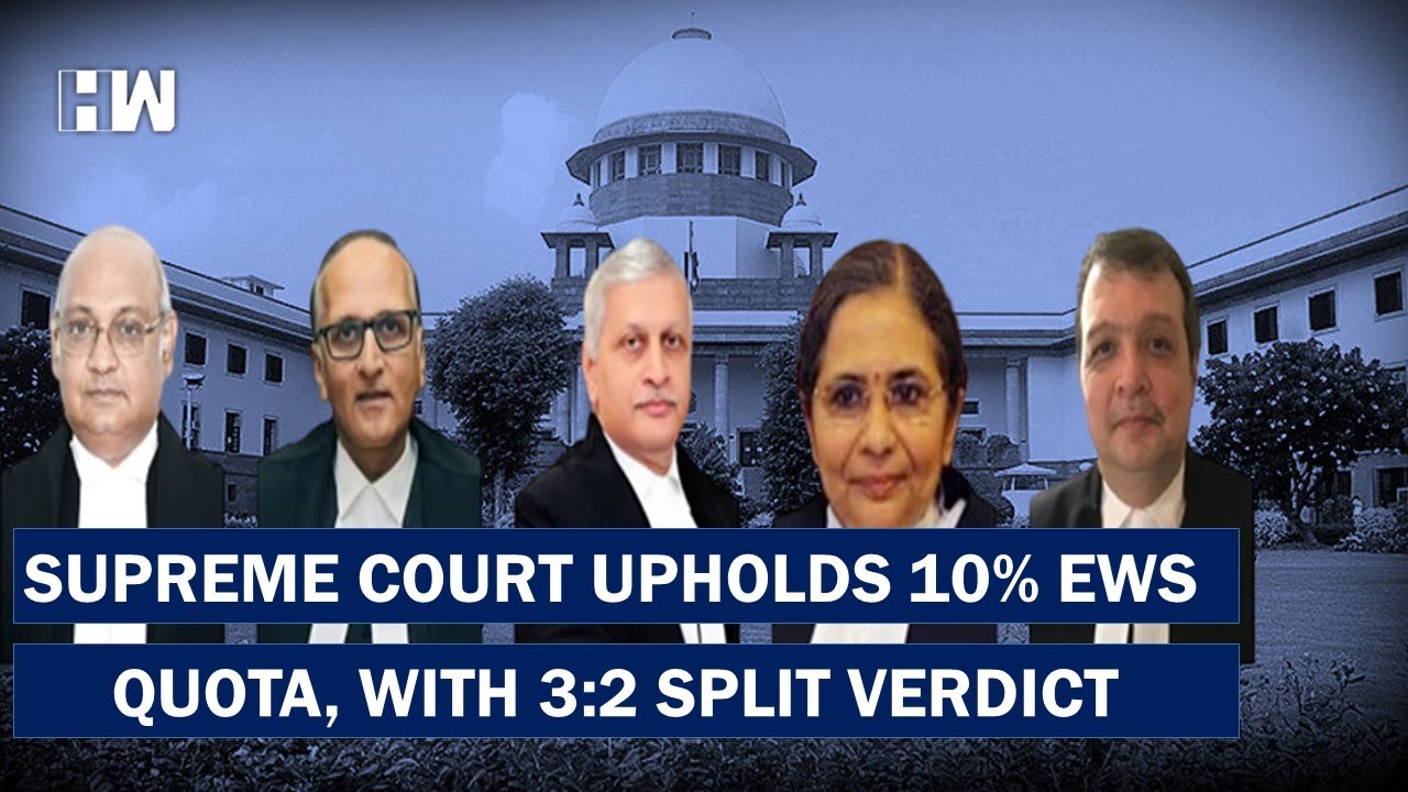 A Big Win Governement, As Supreme Court Uplods 10% EWS Reservation | Delhi | Parliament |