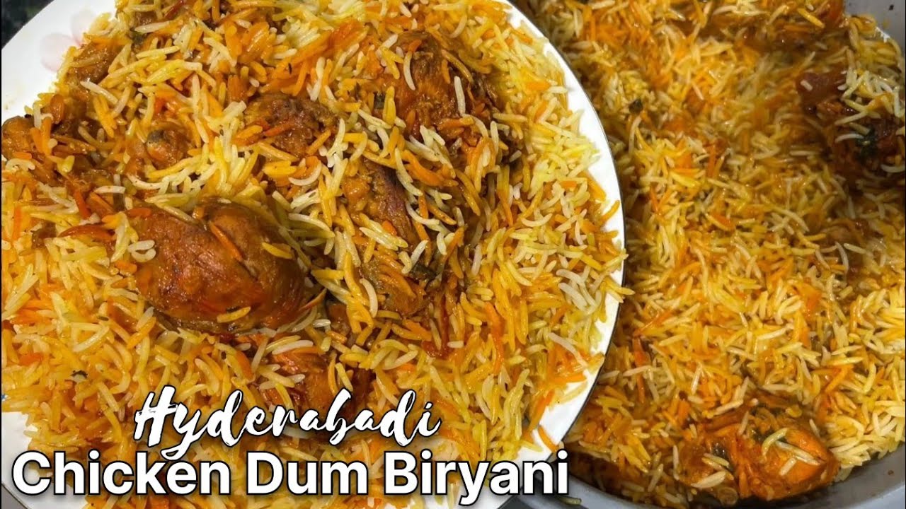 Hyderabadi Chicken Dum Biryani 1 KG | Hyderabadi Dum Biryani