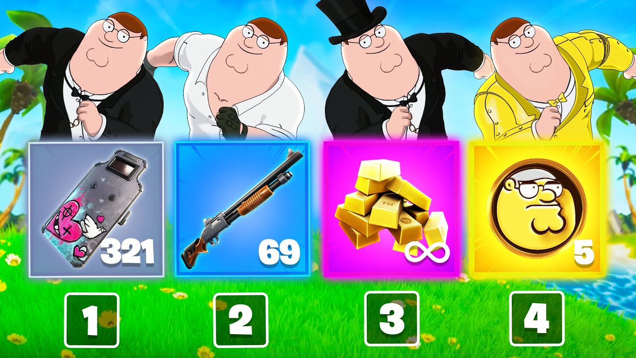 Losowy PETER GRIFFIN challenge w Fortnite