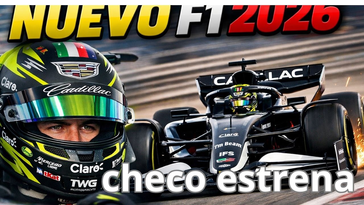 🇲🇽 Checo Pérez vuelve a la F1 con Cadillac: el nuevo auto, el casco 2026 y el plan secreto