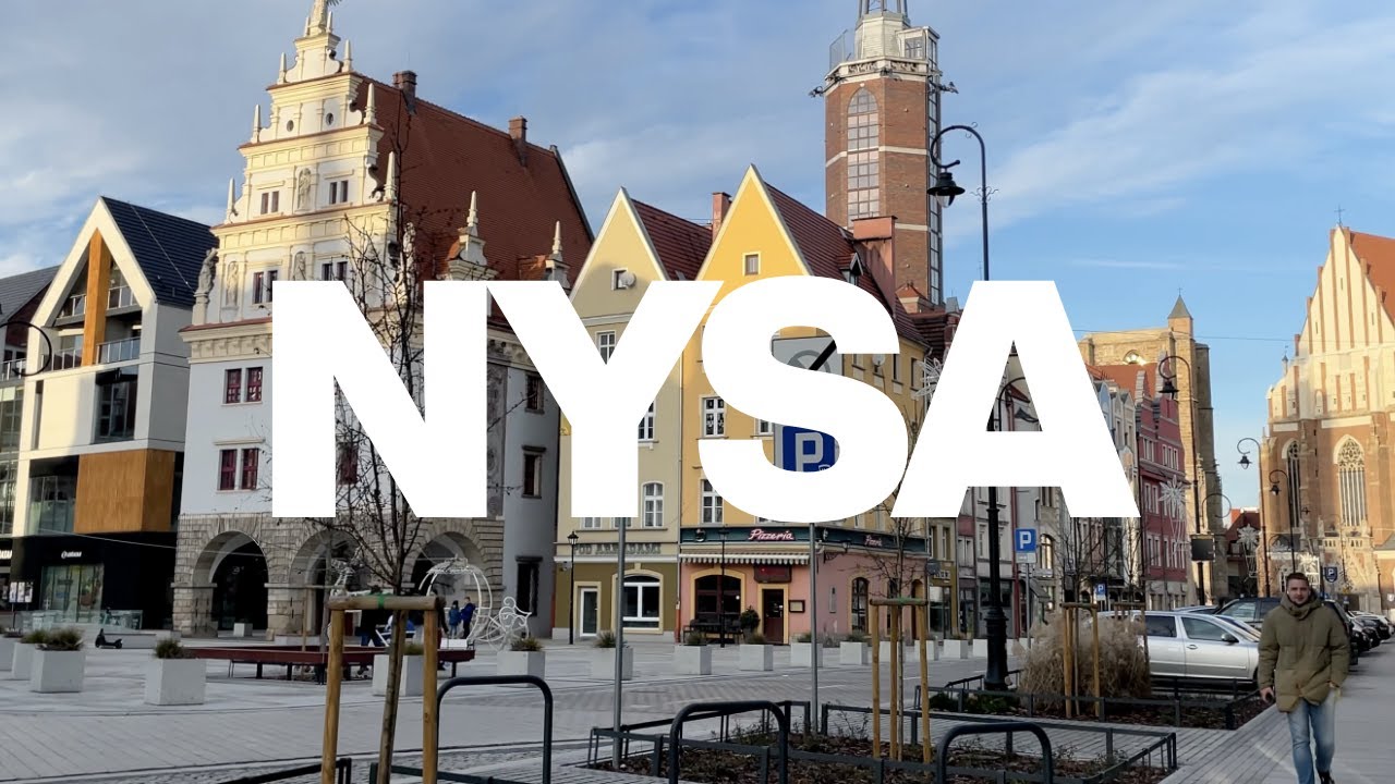 Nysa - Poland🇵🇱  4K virtual walking tour