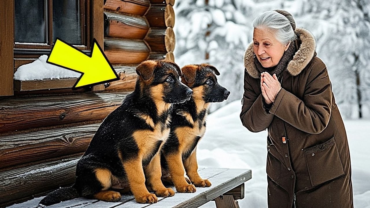 An Old Woman Took In Two Freezing Dogs — The Next Morning, Police Surrounded Her House!