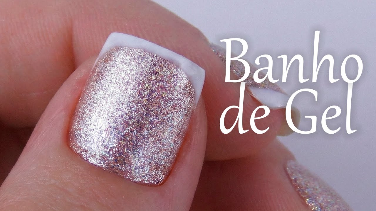 Como Fazer Banho de Gel Decorado