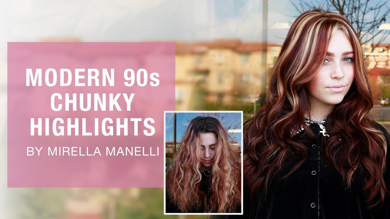 Modern 90s Chunky Highlights by Mirella Manelli | Kenra Color | Kenra Professional