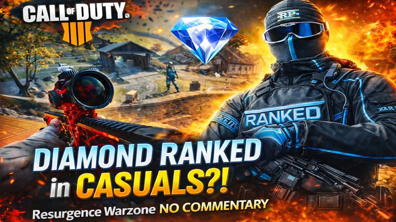 Why Was A DIAMOND RANKED Playing Casuals?? |Resurgance Warzone NO COMMENTARY