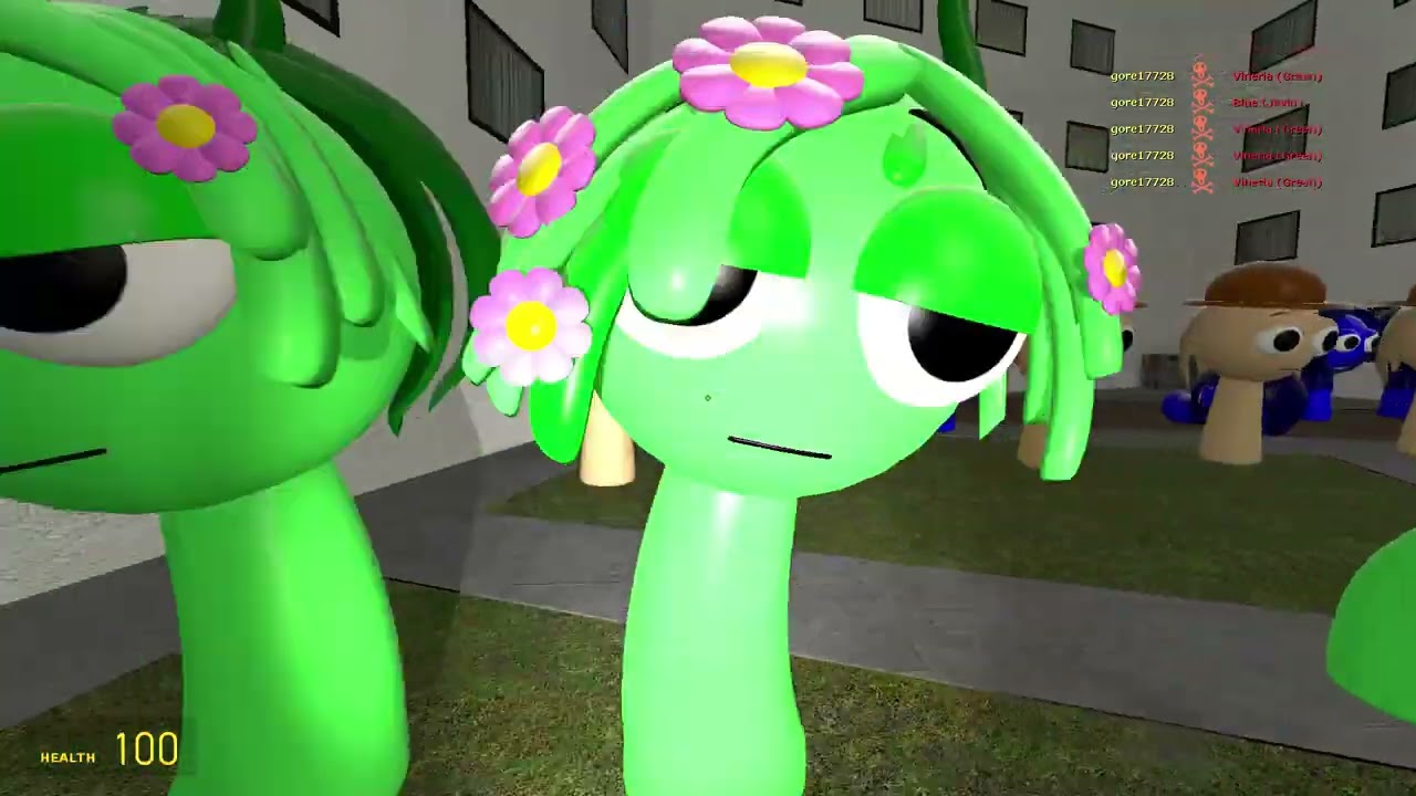 Sprunki Spartan Kicks in Garry is mod