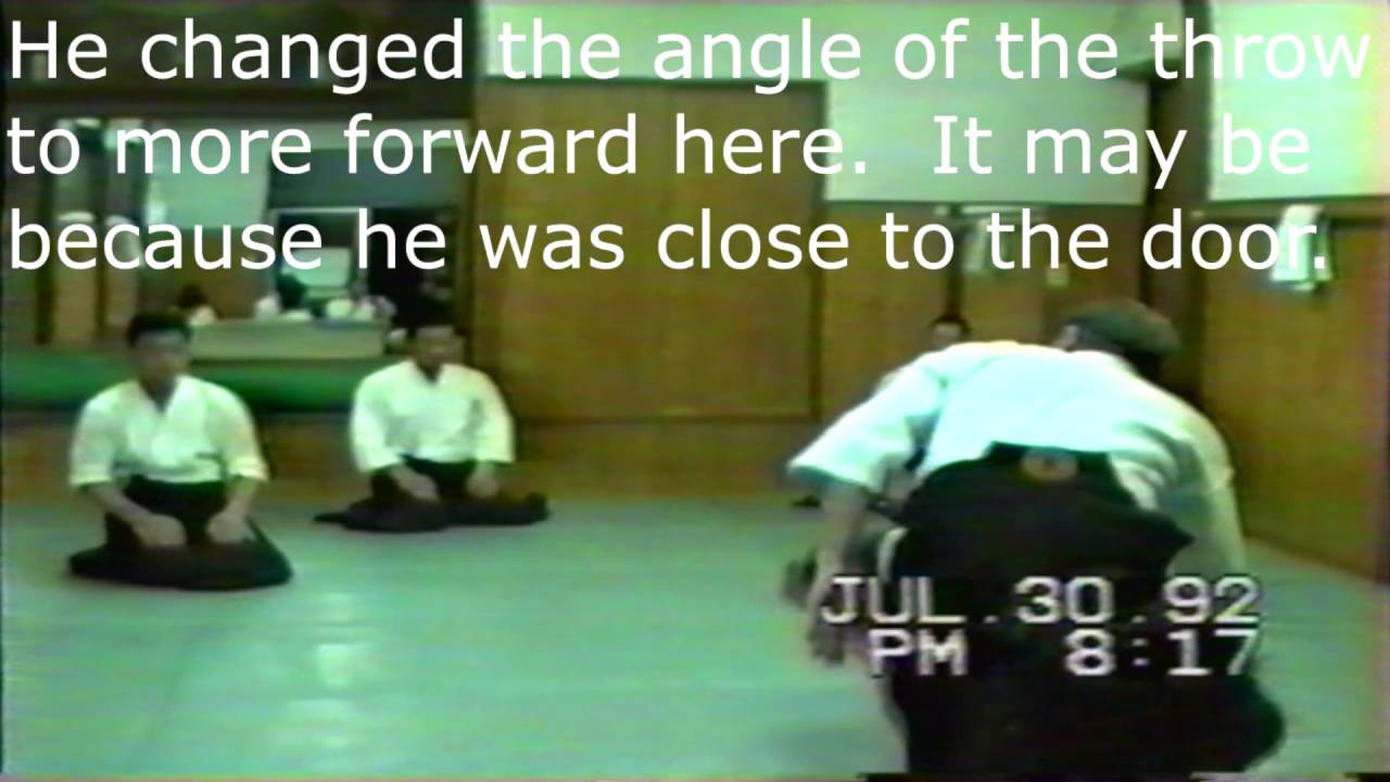 Nishio Fukaya Dojo Gyakutedori Kotegaeshi Omote 7/30/92