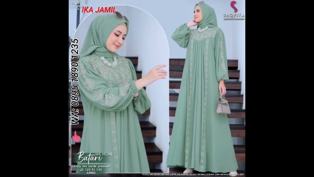 Model gamis terbaru 2025 2026 mewah cantik simple buat pengajian kondangan lebaran, Part 8