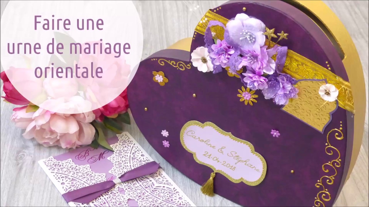 Faire une urne pour mariage oriental