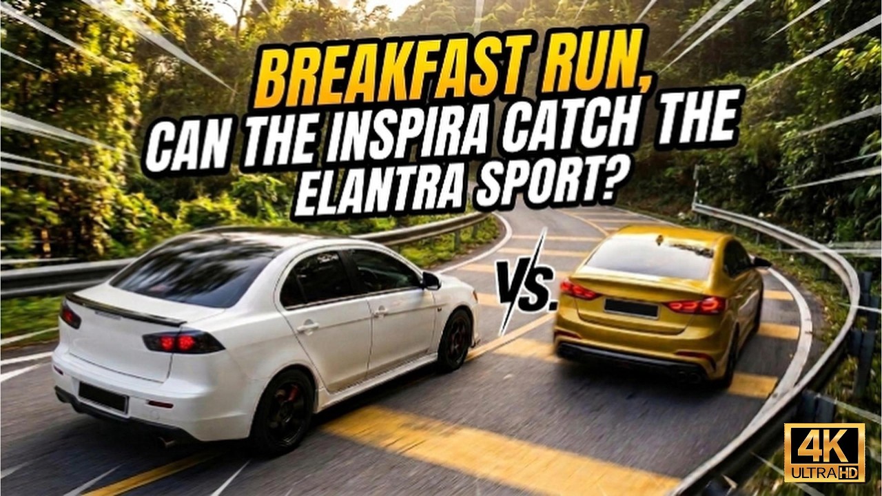 Breakfast Run: Can the Inspira Catch the Elantra Sport?