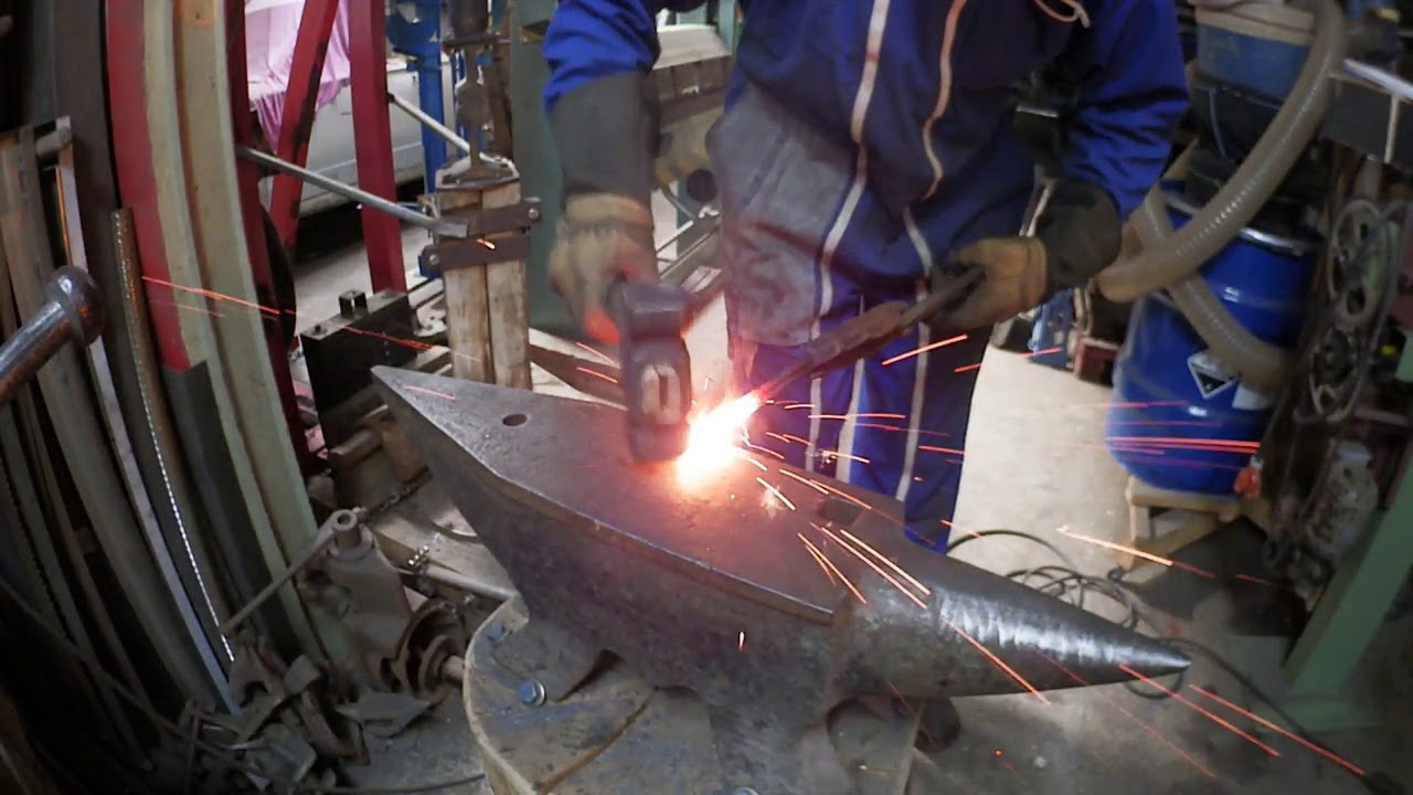 Je test différent type de torsade a la forge.