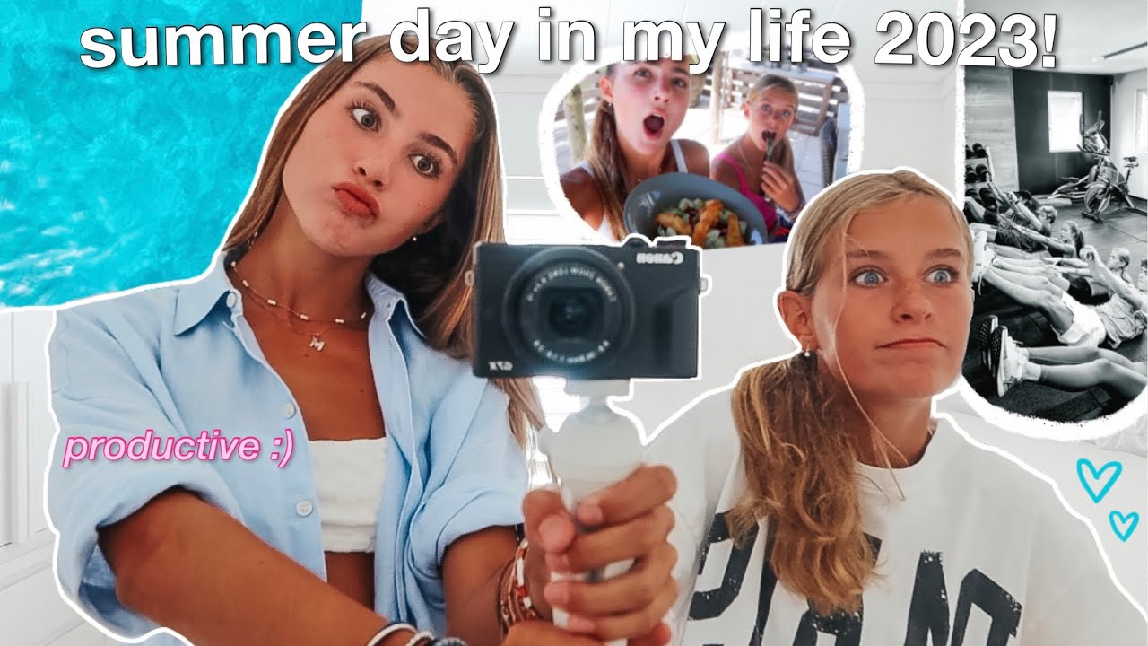 productive summer day in my life 2023! *beach day, friends, & more*