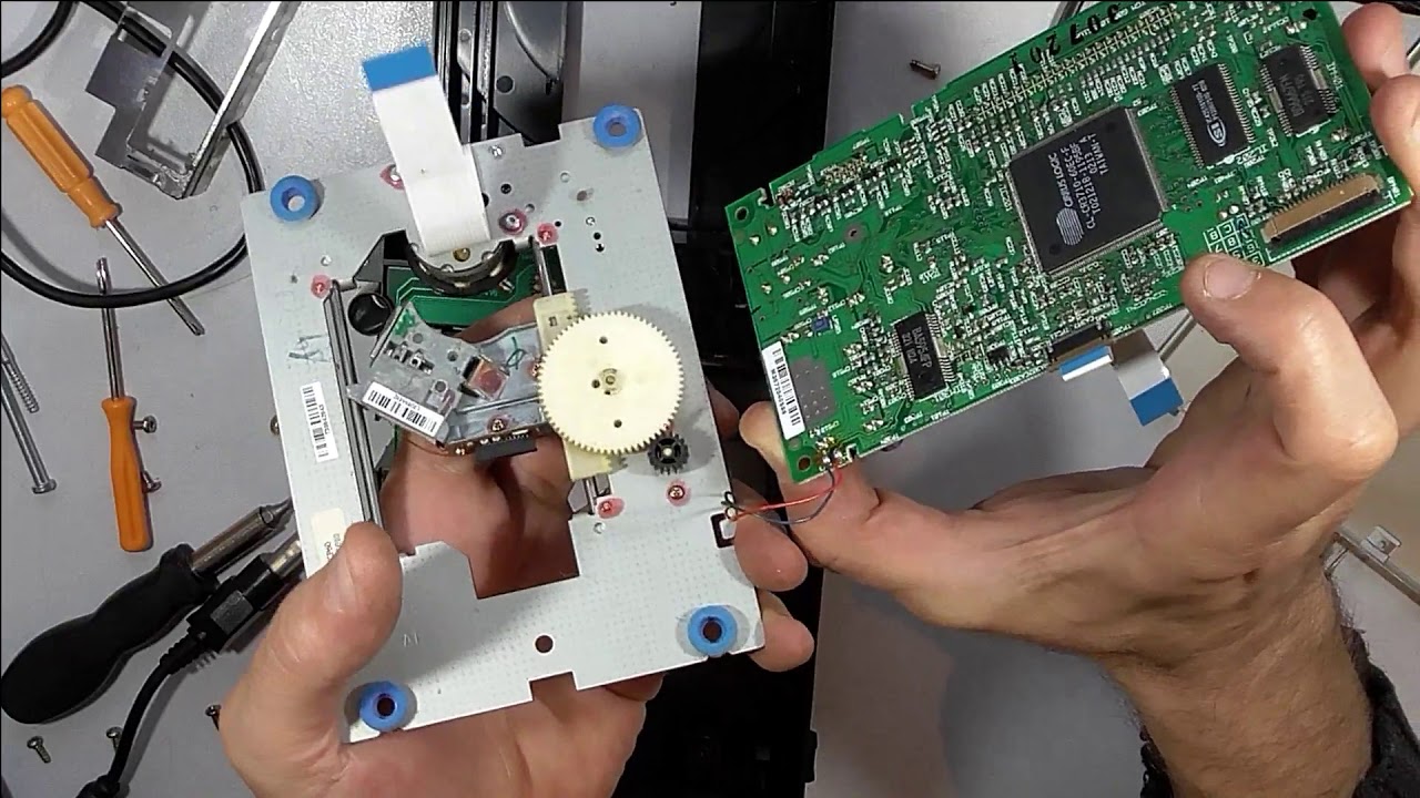Restauration lecteur DVD Xbox 1ere génération + lentille