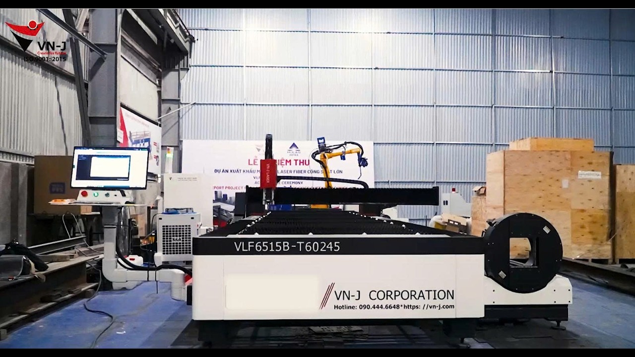 Máy Cắt Laser Tấm Và Ống VLF 6515B - T60245 - Chuẩn Bị Xuất Khẩu