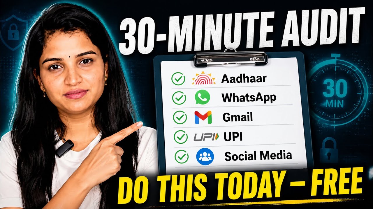 How to Do a Full Digital Safety Audit of Your Life in 30 Minutes (Free &mdash; No App Needed)